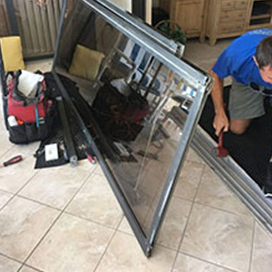 sliding glass door frame repair Saranap